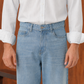 Light Blue Straight Fit Denim