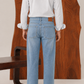 Light Blue Straight Fit Denim