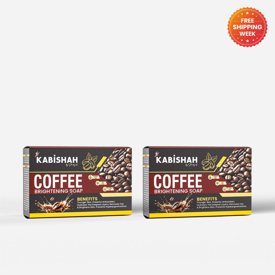 Coffee Brightening Soap Pack of 2