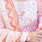 RADIANT CHARM-3PC SATIN PRINTED SUIT