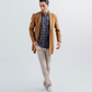 Men Slim Fit Long Coat