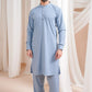 Sapphire Blue Luxury Blended Kurta Shalwar - Men