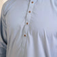 Sapphire Blue Luxury Blended Kurta Shalwar - Men