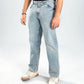 Light-Wash Blue Jeans