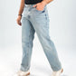 Light-Wash Blue Jeans