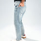 Light-Wash Blue Jeans