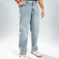 Light-Wash Blue Jeans