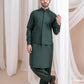 Bottle Green Luxury Blended Waistcoat - Straigth Cut - Men