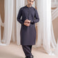 Deep Burgundy Luxury Blended Kurta Shalwar - Men