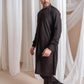 Dark Brown Kurta Trouser/Shalwar - Men