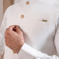Off White Suiting Waistcoat - Straight Cut Buttoned - Men