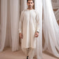 Bosky White Kurta Trouser/Shalwar - Men