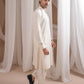 Bosky White Kurta Trouser/Shalwar - Men