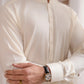 Bosky White Kurta Trouser/Shalwar - Men
