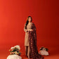Embroidered Karandi 3 Piece Suit With Contrast Wool Shawl - Skin (Unstitched)