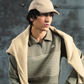 ZIPPER POLO SWEATSHIRT