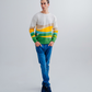 Men Contrast Sweater