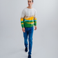 Men Contrast Sweater