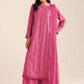 3 Piece - Embroidered Karandi Suit (Unstitched)