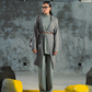 OPEN-FRONT LONG CARDIGAN