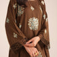 3 Piece - Embroidered Karandi Suit (Unstitched)
