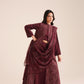 3 Piece - Embroidered Karandi Suit (Unstitched)
