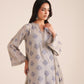 3 Piece - Embroidered Karandi Suit (Unstitched)