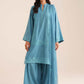 3 Piece - Embroidered Karandi Suit (Unstitched)