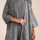 3 Piece - Embroidered Karandi Suit (Unstitched)