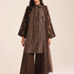 3 Piece - Embroidered Karandi Suit (Unstitched)
