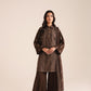 3 Piece - Embroidered Karandi Suit (Unstitched)