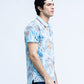 Floral Print Polo