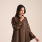 3 Piece - Embroidered Karandi Suit (Unstitched)