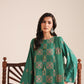 3 Piece - Embroidered Karandi Suit (Unstitched)
