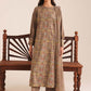 3 Piece - Embroidered Karandi Suit (Unstitched)