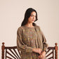 3 Piece - Embroidered Karandi Suit (Unstitched)