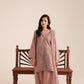 3 Piece - Embroidered Karandi Suit (Unstitched)
