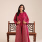 3 Piece - Embroidered Karandi Suit (Unstitched)