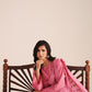 3 Piece - Embroidered Karandi Suit (Unstitched)