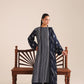 3 Piece - Embroidered Karandi Suit (Unstitched)