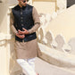 Men Black Waist Coat