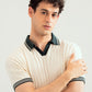 White Heritage  Knitted Polo - Men
