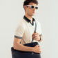 White Heritage  Knitted Polo - Men