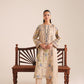 3 Piece - Embroidered Karandi Suit (Unstitched)