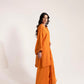 3 Piece - Embroidered Karandi Suit (Unstitched)
