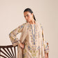 3 Piece - Embroidered Karandi Suit (Unstitched)