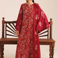 3 Piece - Embroidered Karandi Suit (Unstitched)