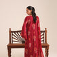 3 Piece - Embroidered Karandi Suit (Unstitched)