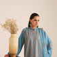 3 Piece - Embroidered Karandi Suit (Unstitched)