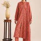 3 Piece - Embroidered Karandi Suit (Unstitched)